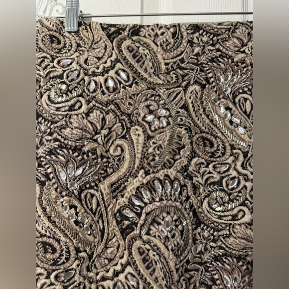 Guess beaded crystal embellished paisley Mini skirt NWT size 6 - Picture 9 of 16